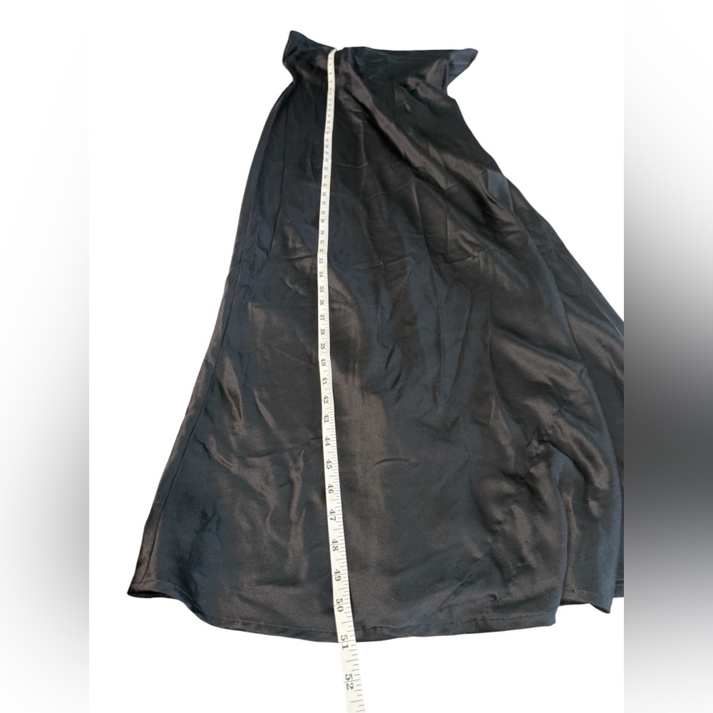 Reformation Joanna Dress Black Silk Strapless Formal Midi Maxi Size 12 - Picture 6 of 12